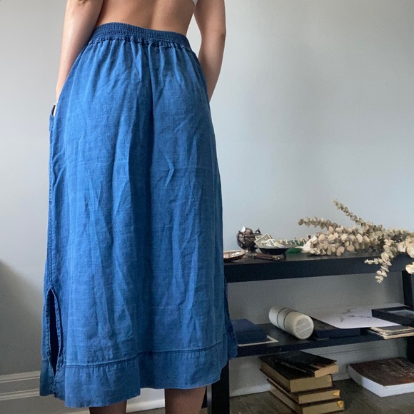 Jean MIDI Skirt - Picture 5 of 8